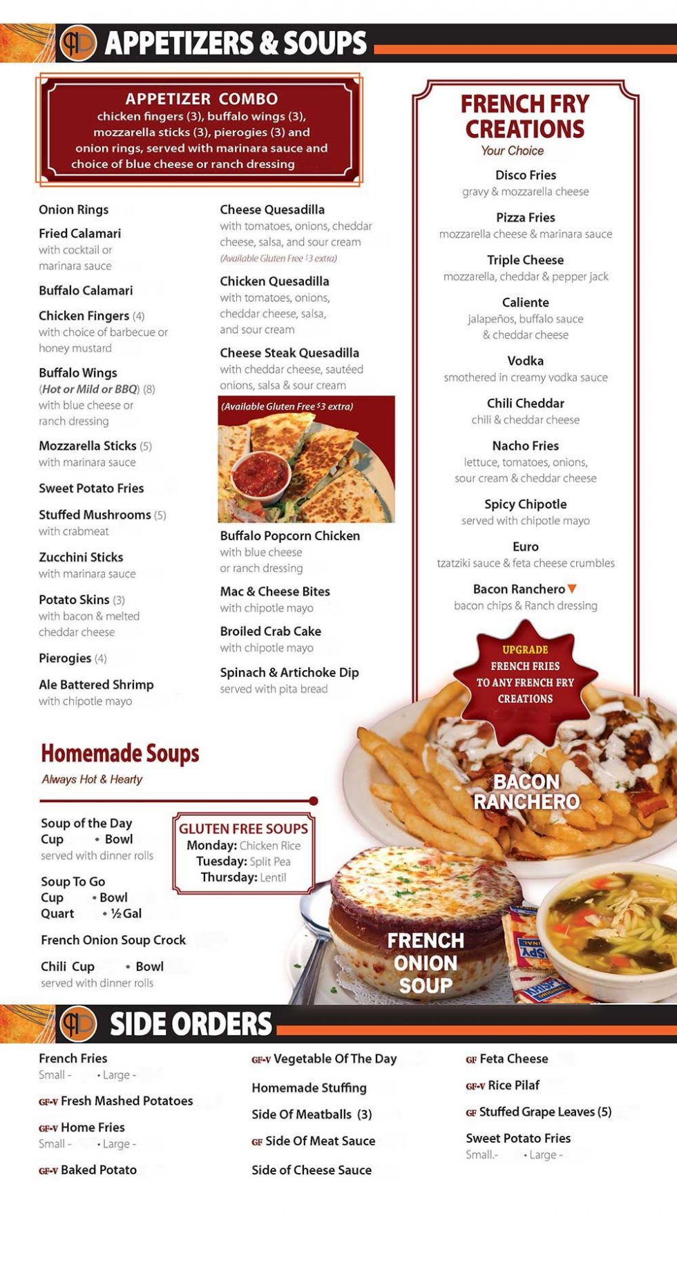 Salads & Starters Nazareth Diner